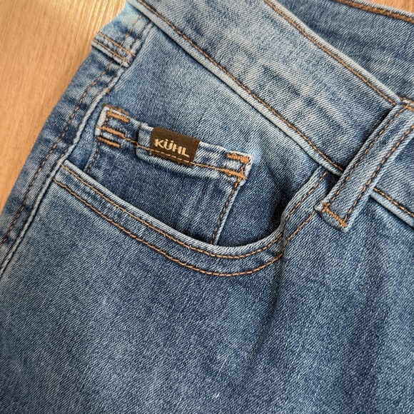 KUHL Jeans 9" KONTOUR™ FLEX DENIM Skinny Jeans Size 8 Vintage Blue $109 Retail - Picture 4 of 12